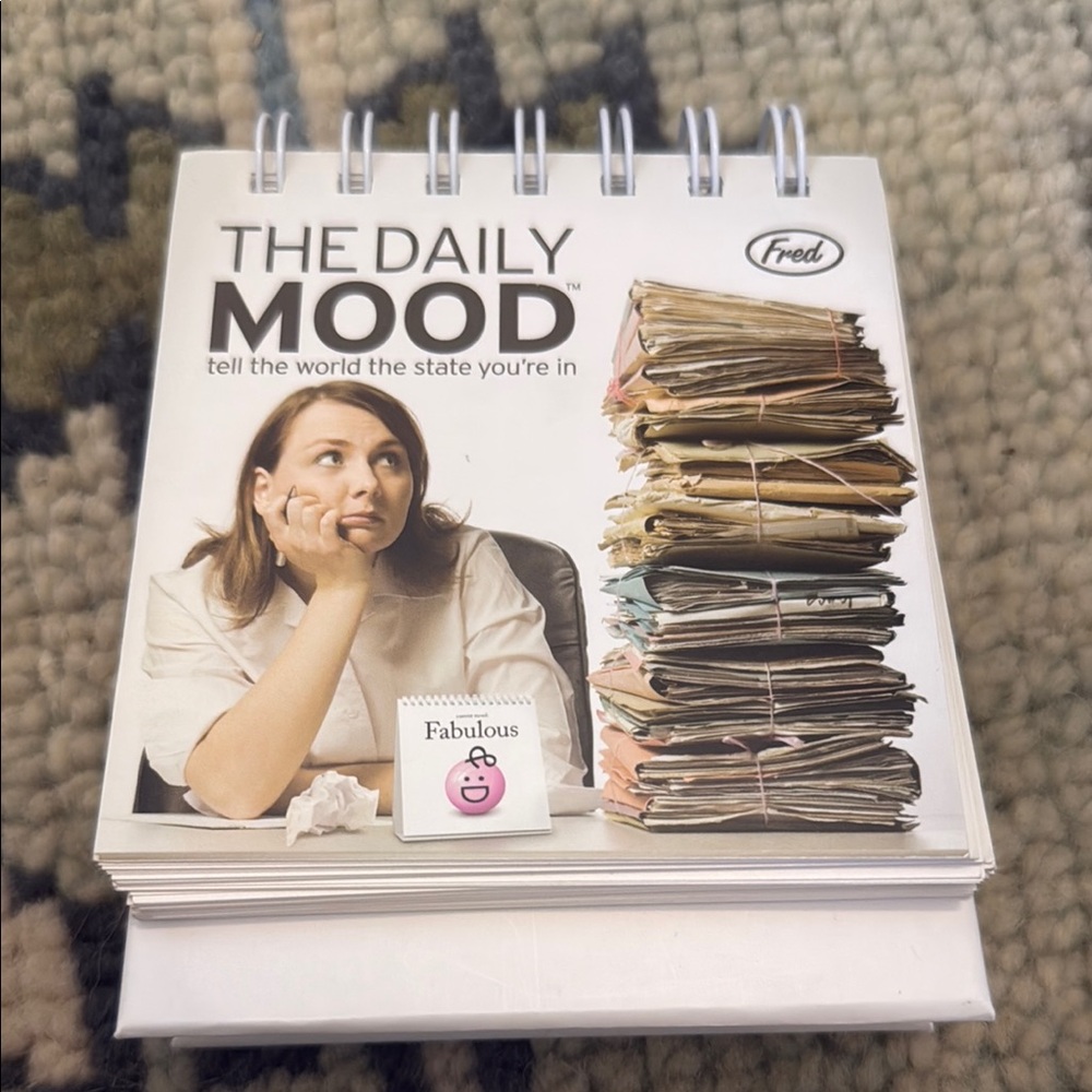Fred Mood Flip Chart with Pink Icon
